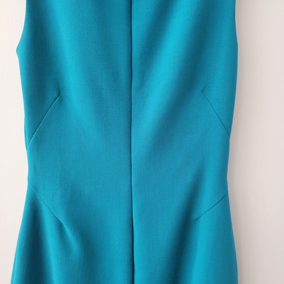 Teal Dress with Twist Peekaboo Front - Picture 8 of 12